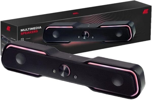 Колонки 2E PCS101 RGB 2.0 USB Black (2E-PCS101BK)