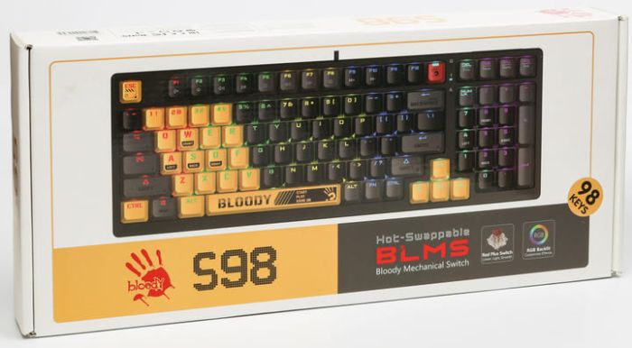 клавиатура a4tech S98 Bloody (Sports Lime)