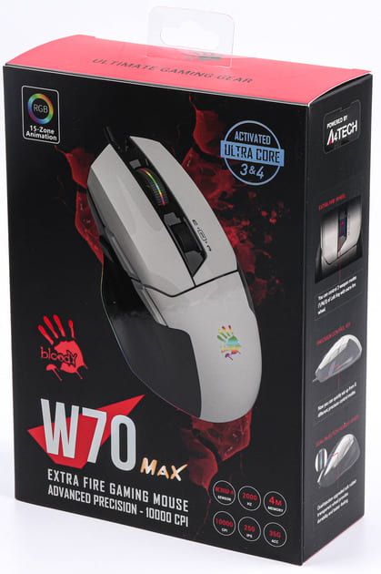 Мишка Bloody W70 Max Bloody (Panda White)