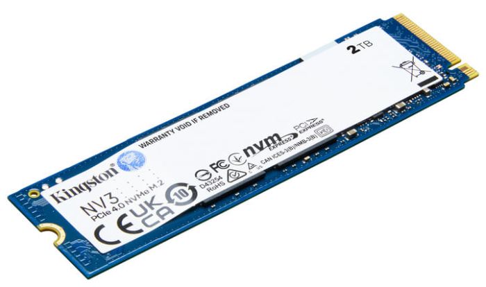 SSD накопичувач 2TB M.2 NVMe Kingston NV3 M.2 2280 PCIe Gen4.0 x4 (SNV3S/2000G)