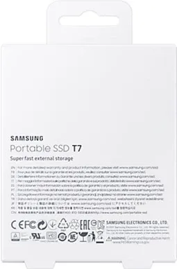 SSD SAMSUNG T7 2TB USB 3.2 GEN.2 GRAY (MU-PC2T0T/WW)