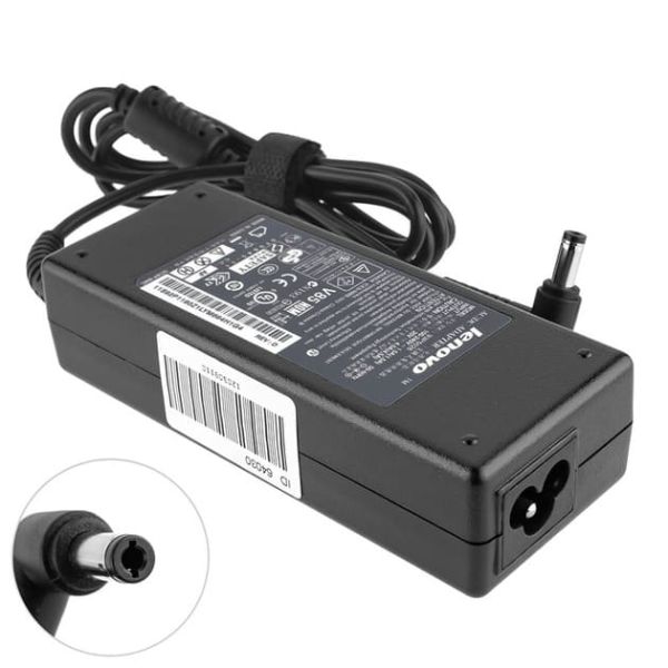 5.5/2.5 mm =IBM/Lenovo= 20V 4.5A 90W, Lenovo Black / Без кабеля