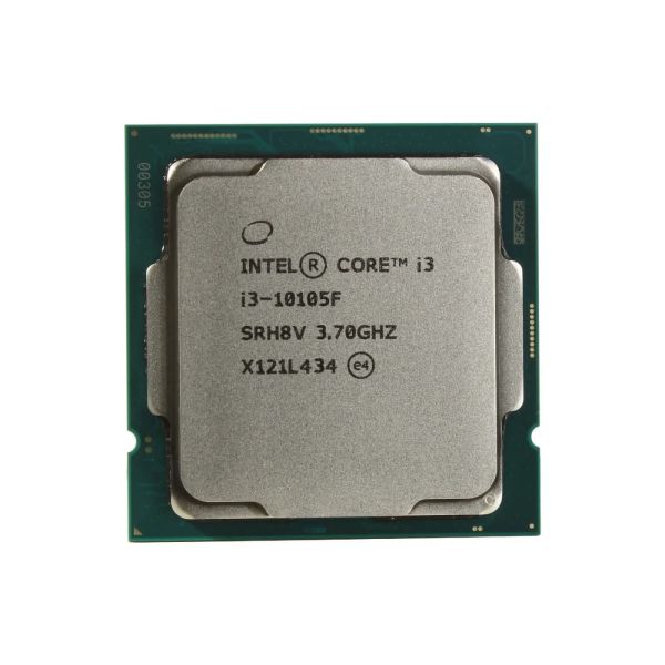 Процесор Intel Core i3 10105F 3.7GHz (6MB, Comet Lake, 65W, S1200) Tray (CM8070104291323)