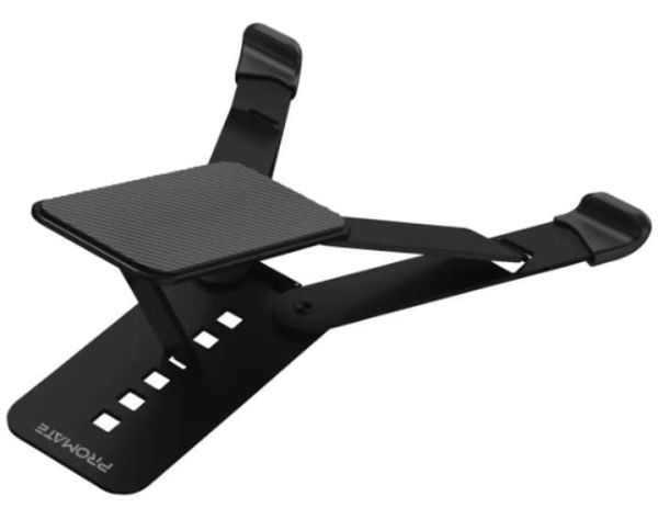 Підставка для ноутбука регульвана Promate PocketMount Black