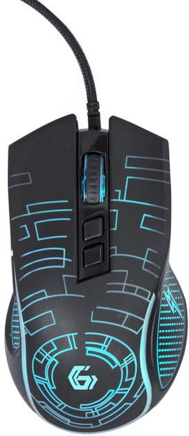 Мишка GEMBIRD MUSG-RGB-01 USB Black