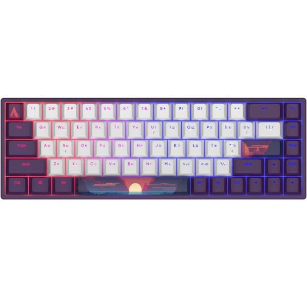 Ігрова клавіатура DARK PROJECT 68 Sunrise - RGB  ANSI ENG/UA (DPP68_GSH_SUNR_ANSI_UA)