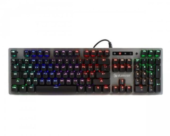 Механічна клавіатура A4Tech Bloody b760 (Grey) Green Sw, usb, LK-Green switches, підсвічування