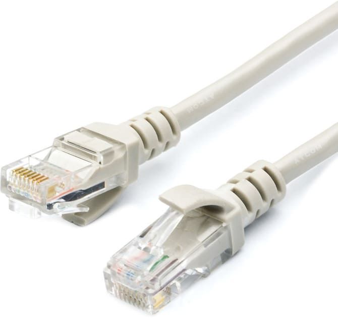 Патч-корд Atcom Geplink Cat.5e 26AWG, UTP RJ45 0,5m, сірий (GL8050)