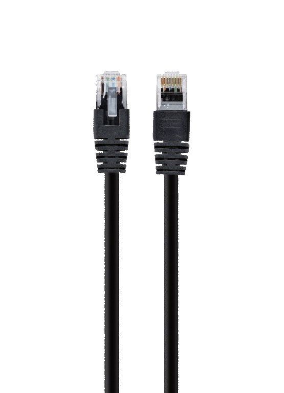 Патч-корд Cablexpert Cat.5e UTP RJ45 0.5m чорний (PP12-0.5MBK)