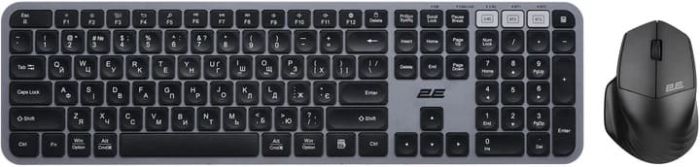 Комплект бездротовий 2E MK440 Grey/Black (2E-MK440WBGR_UA)