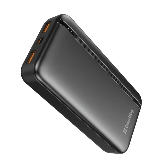 Зовнішній акумулятор (Power Bank) Colorway 20000mAh Portable Charger (USB QC3.0 + USB-C PD22.5W)