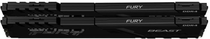 Оперативна пам’ять Kingston Fury DDR4-3200 16384MB PC4-25600 (Kit of 2x8192) Beast Black (KF432C16BBK2/16)