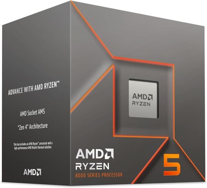 Процесор AMD Ryzen 5 8400F 4.2 GHz / 16 MB (100-100001591BOX) sAM5 BOX