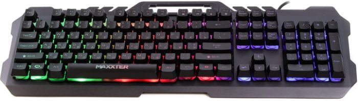 Клавіатура Maxxter KBG-UML-01-UA, USB, RGB Black