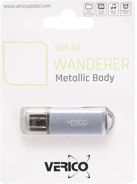 USB Flash 8Gb USB 2.0 Verico Wanderer SkyBlue (1UDOV-M4SE83-NN) 320