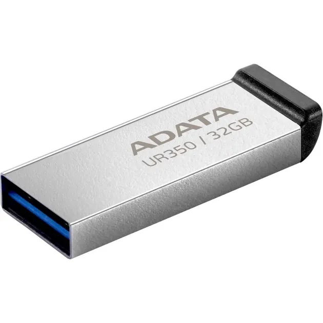 USB Flash 32Gb USB 3.2 A-Data UR350 (UR350-32G-RSR/BK) Silver-Black