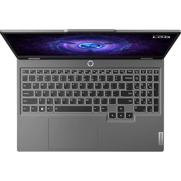 Ноутбук Lenovo LOQ 15IAX9 (83GS007MPB) EU (15.6" (1920x1080) до 144 Hz,Intel Core i5-12450HX,16GB,SSD:512GB,NVIDIA GeForce RTX 4050, 6GB,FreeDOS,2,4 kg,Grey)