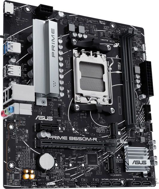 Материнська плата Asus PRIME B650M-R (sAM5, AMD B650, PCI-Ex16)