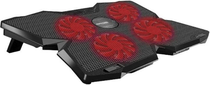 Підставка для ноутбука 14"-15.6" охолоджуюча Promate AIRBASE-3 Black