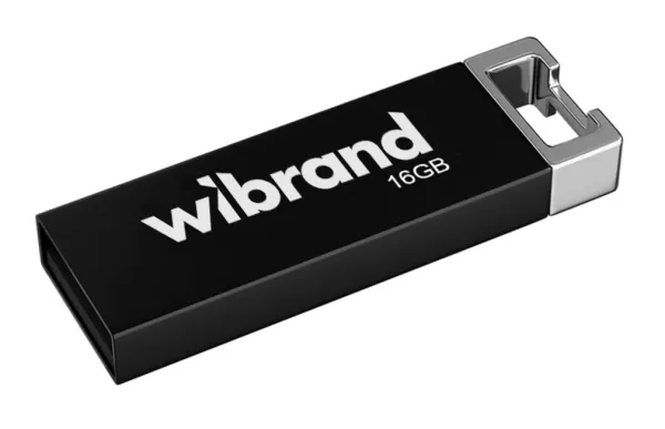 Флеш пам'ять USB Wibrand Chameleon 16GB USB 2.0 Black (WI2.0/CH16U6B)