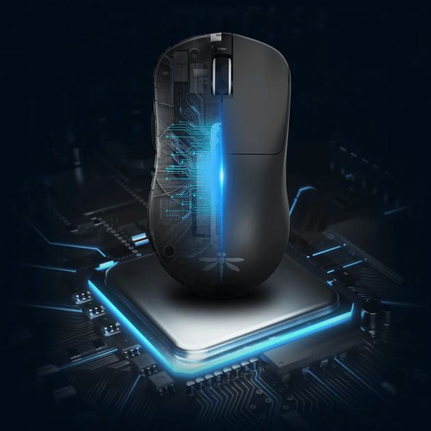 Ігрова миша бездротова VGN VXE Dragonfly R1 PRO (VXE-R1-PRO-BLK), Чорний