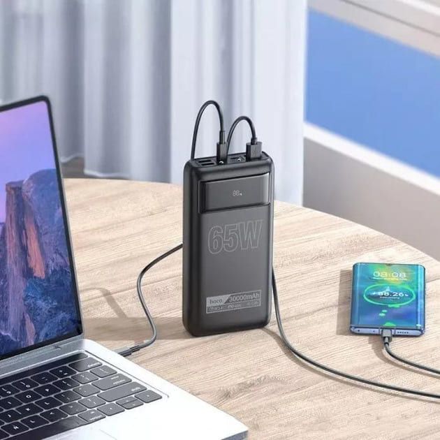 УМБ Hoco DB81 Apollo PD65W fully compatible power bank 30 000mAh Black