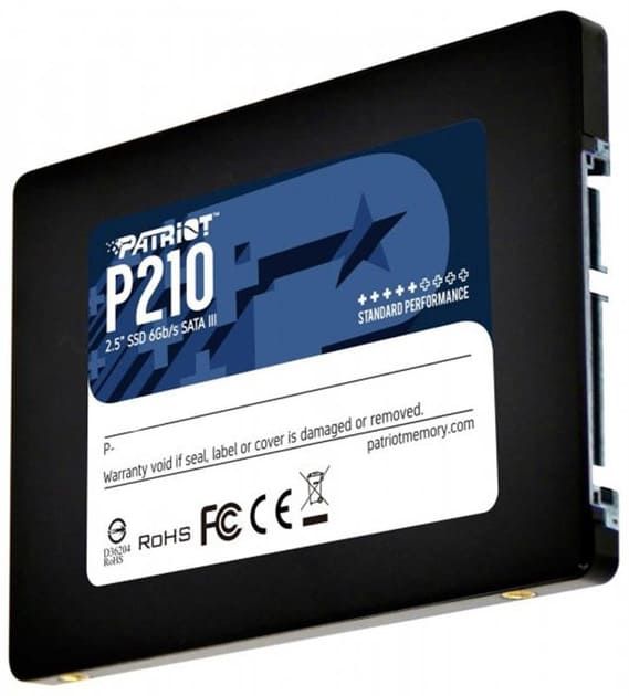 SSD накопичувач Patriot P210 512GB 2.5" SATAIII TLC (P210S512G25)