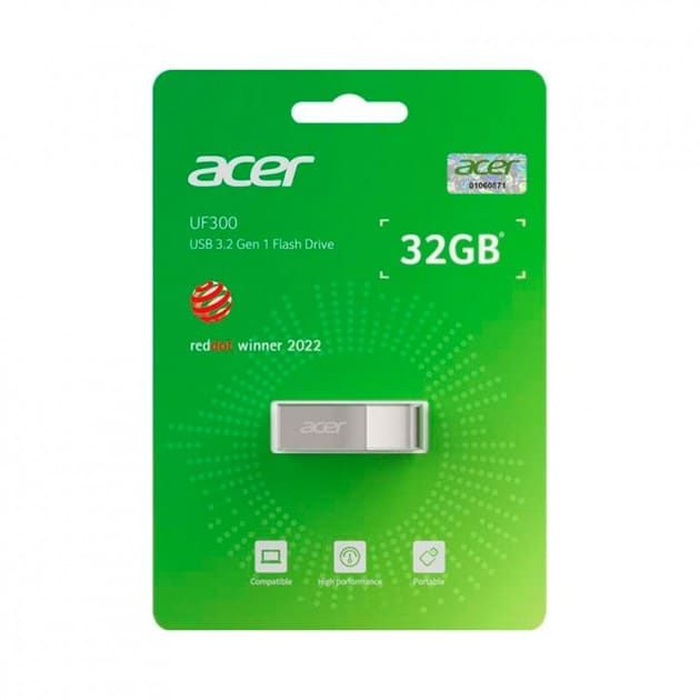 USB Flash 32Gb USB 3.2 Acer UF300 Silver (BL.9BWWA.517)
