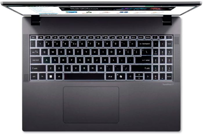 Ноутбук Acer TravelMate P2 16 TMP216-41-TCO-R0KZ (NX.BB2EU.005) Steel Gray / 16" IPS WUXGA / AMD Ryzen 3 PRO 7335U / RAM 8 ГБ / SSD 512 ГБ