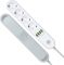 Фильтр СolorWay 4 розетки/4USB White 2M