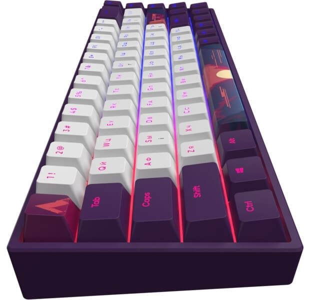 Ігрова клавіатура DARK PROJECT 68 Sunrise - RGB  ANSI ENG/UA (DPP68_GSH_SUNR_ANSI_UA)