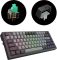 Ігрова клавіатура DARK PROJECT KD83A Gateron Cap Teal RGB ENG/UA Black/Cloud Grey (KB-GCT-871-100004)