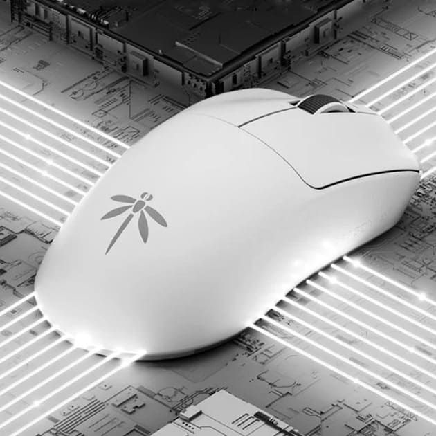 Ігрова миша бездротова VGN Dragonfly F1 PRO (VGN-F1-PRO-WL-WHT), Білий