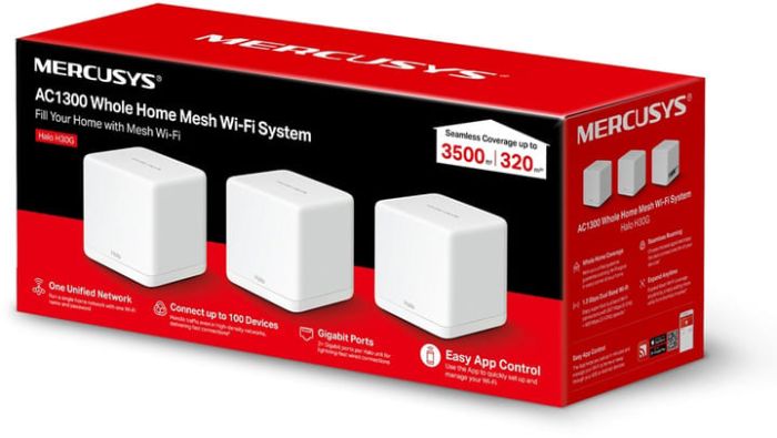 Wi-Fi система  Mercusys Halo H30G (HALO-H30G-3-PACK)