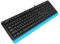 Клавіатура A4-Tech Fstyler Sleek MMedia Comfort FK10 Black/Blue
