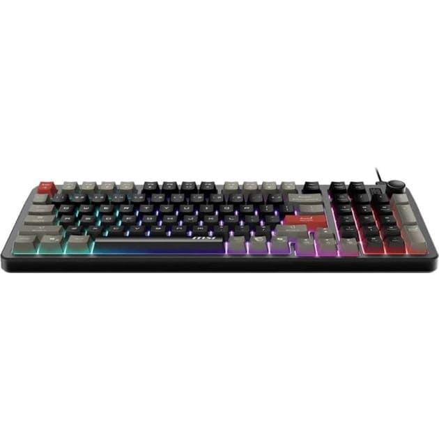 Клавіатура MSI FORGE GK110 UA 98key, USB-A, EN/UKR/RU, LED, чорний 