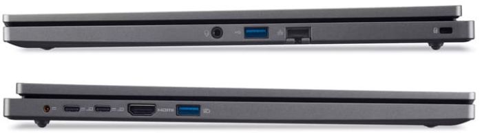 Ноутбук Acer TravelMate P2 16 TMP216-41-TCO-R0KZ (NX.BB2EU.005) Steel Gray / 16" IPS WUXGA / AMD Ryzen 3 PRO 7335U / RAM 8 ГБ / SSD 512 ГБ