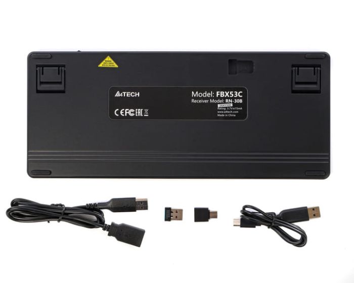 Клавіатура A4Tech FBX53C (Black)