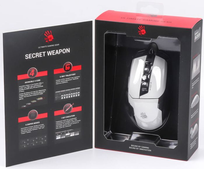 Мишка Bloody W70 Max Bloody (Panda White)