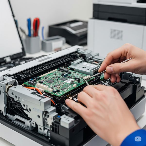 Ремонт принтерів та МФУ: Усунення механічних та електронних несправностей (вартість запчастин оплачується окремо)