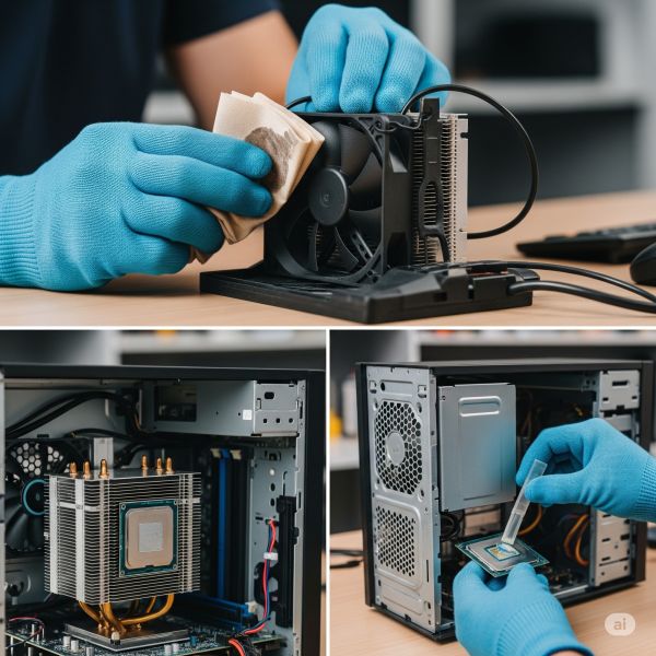 Чистка комп'ютерів від пилу: З заміною термопасти та термопрокладок