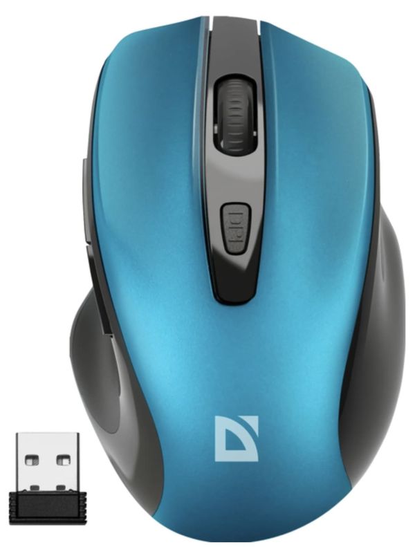 Миша Defender Prime MB-053 Wireless Turquoise (4745090821826)