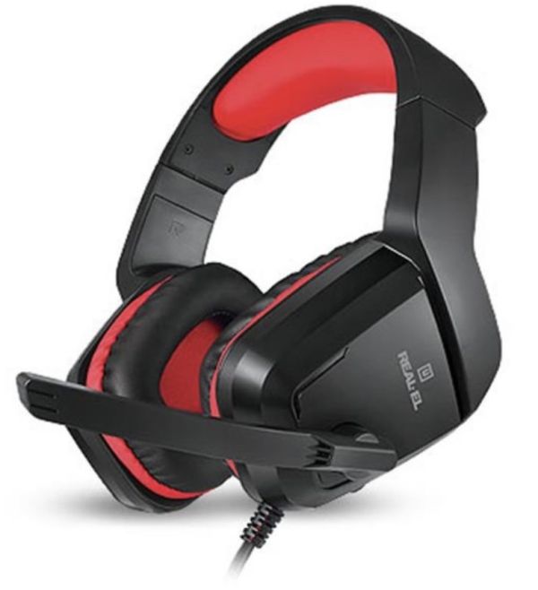 Навушники REAL-EL GDX-7550 Black/Red