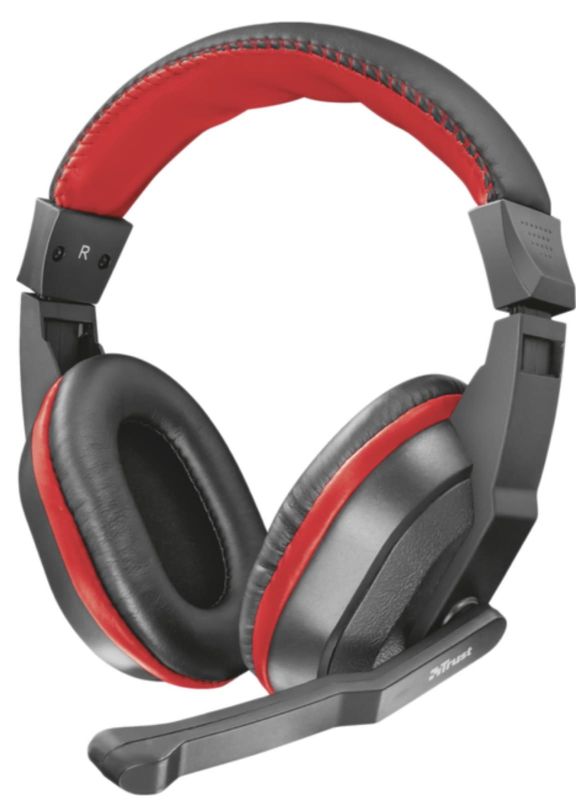 Наушники Trust Ziv gaming headset Black-Red (21953)