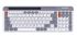 Клавіатура бездротова Maxxter KBW-02G-UA White/Grey